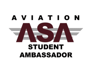 Aviation Student Ambassador logo.