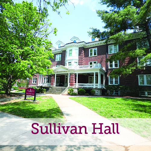 An exterior shot of Sullivan Hall