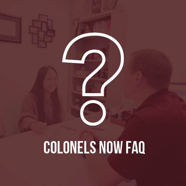 Colonels Now FAQ graphic