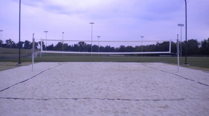 Photo of EKU's Beach Volleyball complex