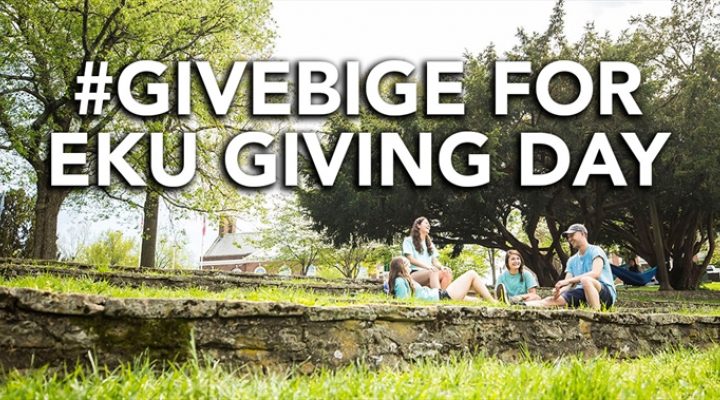 #GiveBigE for EKU Giving Day header