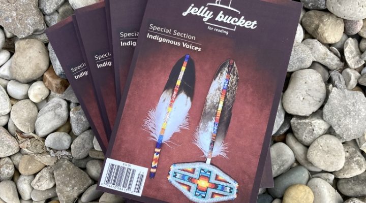 Three copies of an issue of Jelly Bucket.