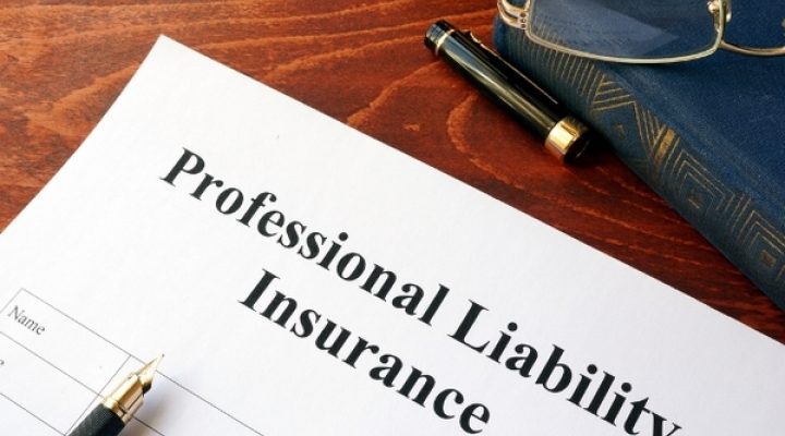 A document labeled "Professional Liability Insurance"