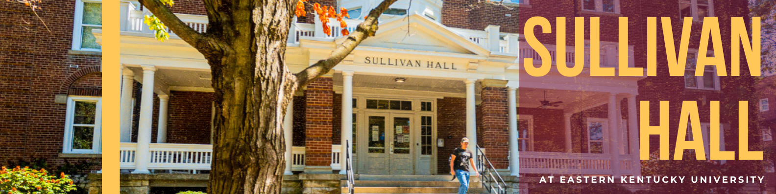 An image of Sullivan Hall at EKU, with the text "Sullivan Hall".