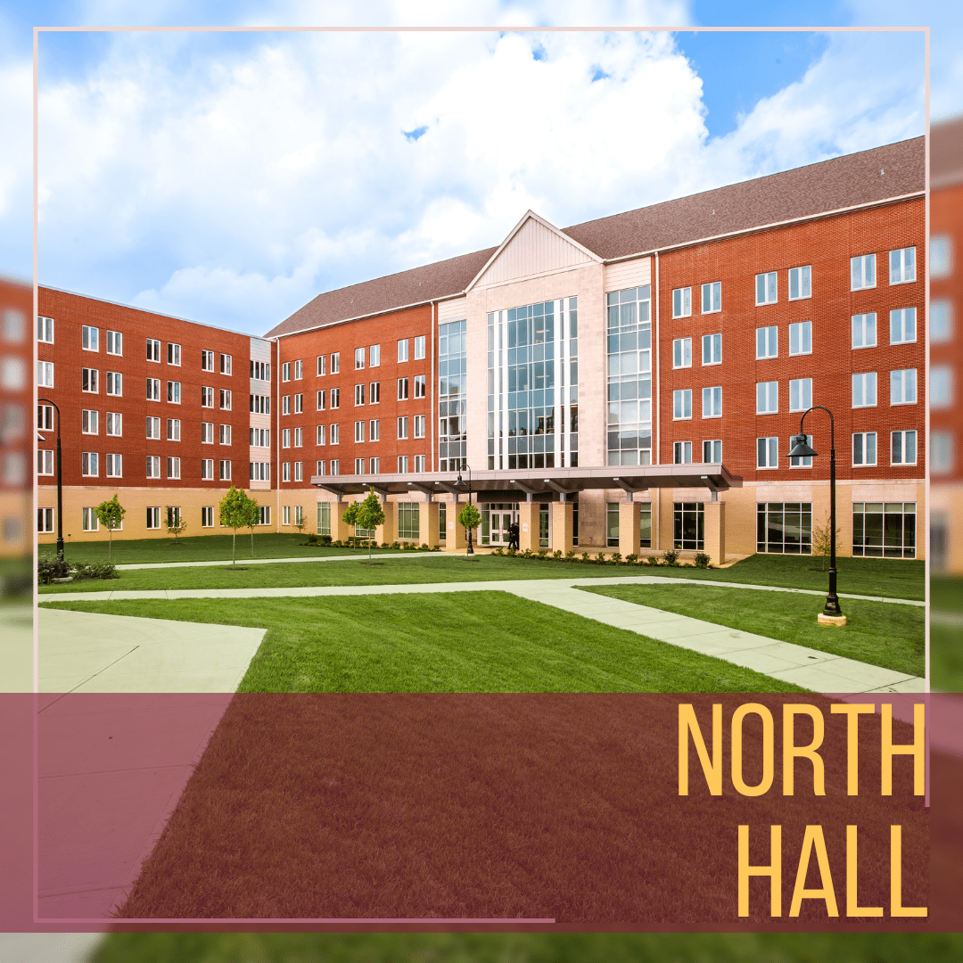 An exterior shot of North Hall