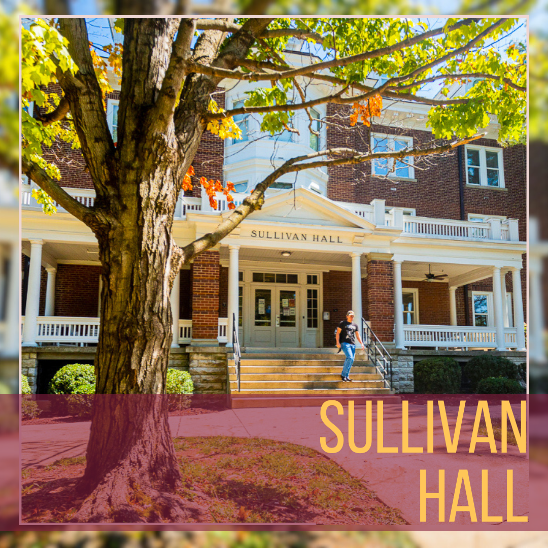 An exterior shot of Sullivan Hall