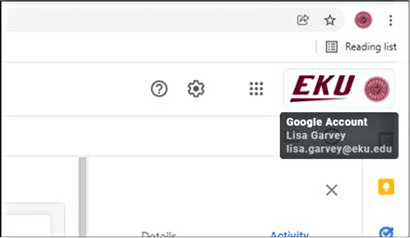 An image showing what Google Chrome looks like when you're logged in.