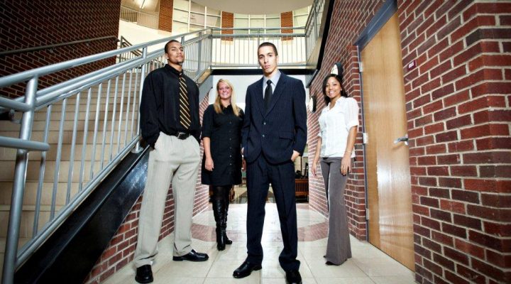 An image of four Eastern Kentucky University students.