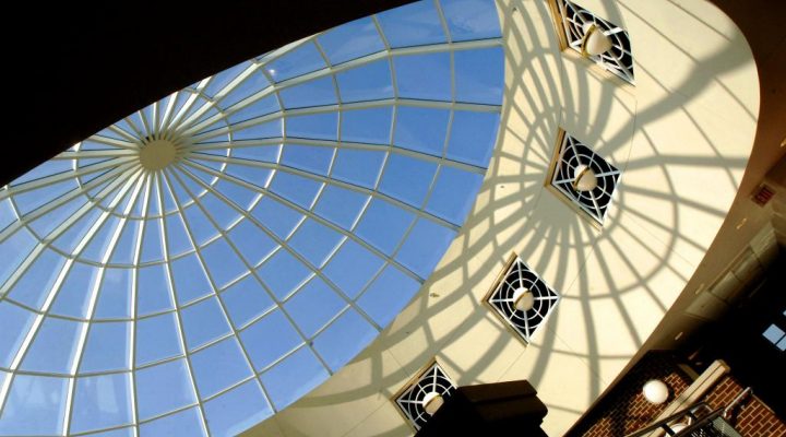 An image of a skylight at Eastern Kentucky University.