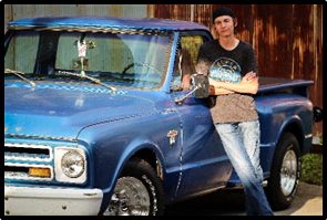 Mr. Blake Groce and his 1967 Chevy Truck