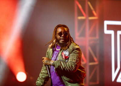 T-Pain performs on stage