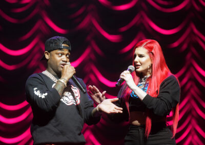 Justina Valentine and Conceited from Wild N out at Eastern Kentucky University.