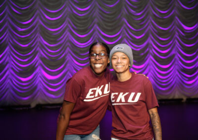 Students on stage at Wild N Out at Eastern Kentucky University.
