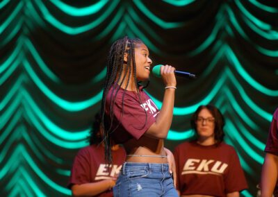 Students at Wild N Out at Eastern Kentucky University.