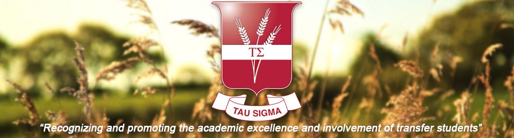 Tau Sigma National Honor Society banner