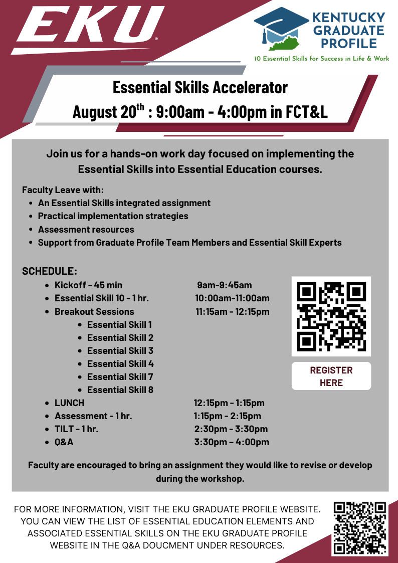 Essential Skills Flyer