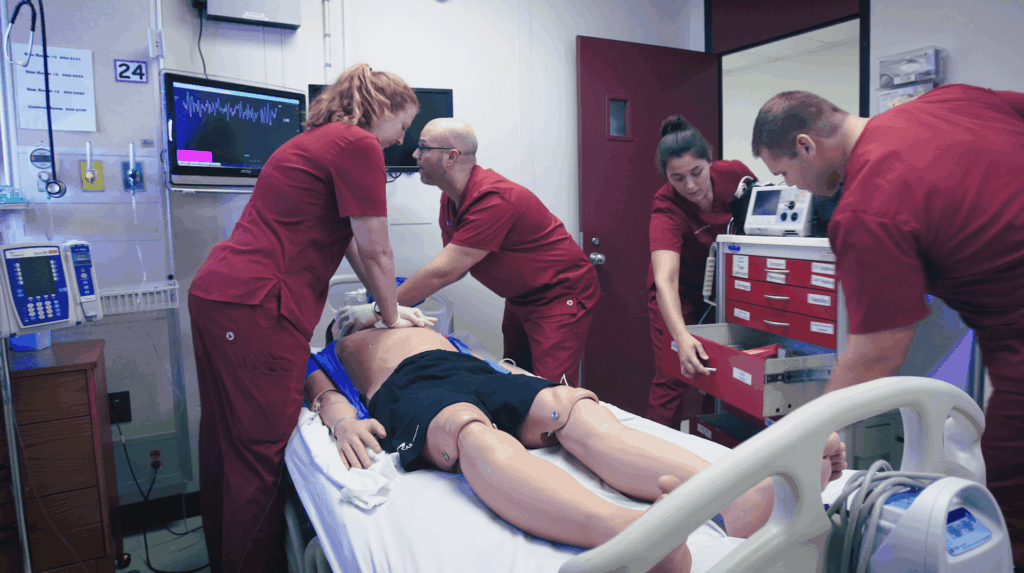 eku nursing students simulate hospital situations in the school of nursing clinical simulation center
