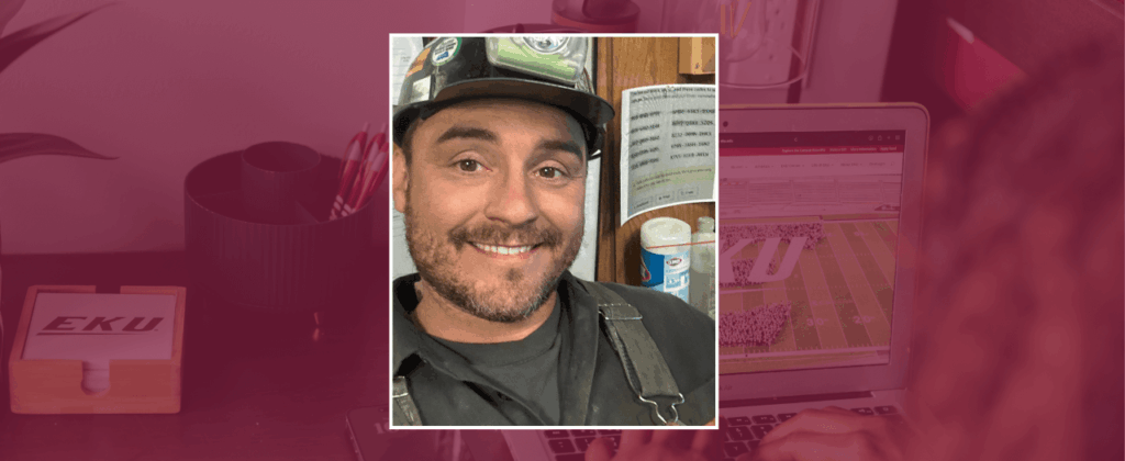 photo of joshua vareen over a maroon screened background image