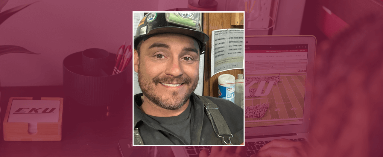 photo of joshua vareen over a maroon screened background image