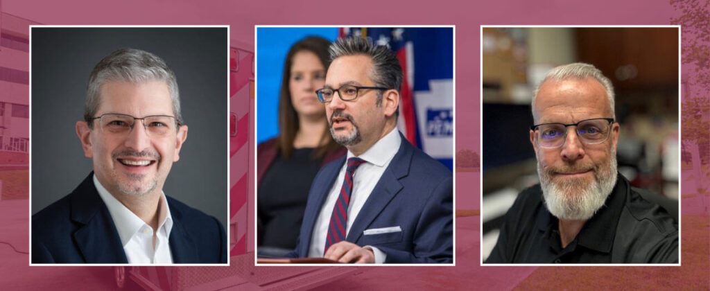 Professional images of Dr. Raphael Barishansky, Bryan Ericson and Matthew Streger.