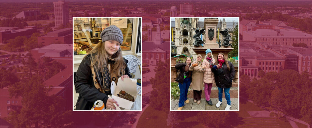 Header image Study Abroad students posing in front of landmarks