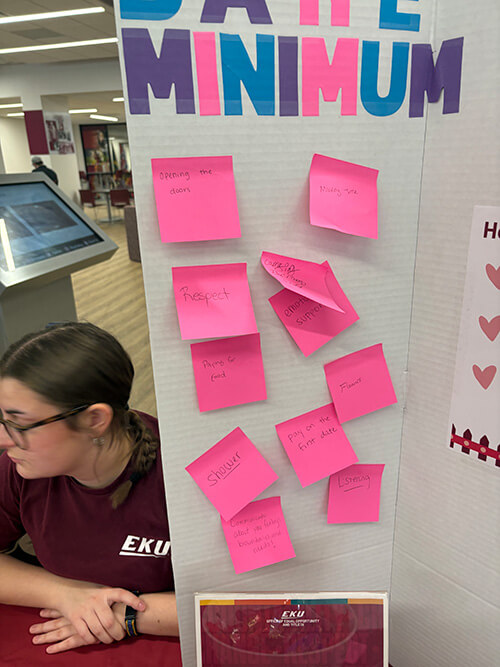 Table display for the Office of Equal Opportunity & Title IX