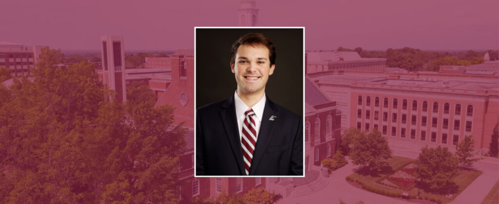 Header image of headshot of Aaron Barker