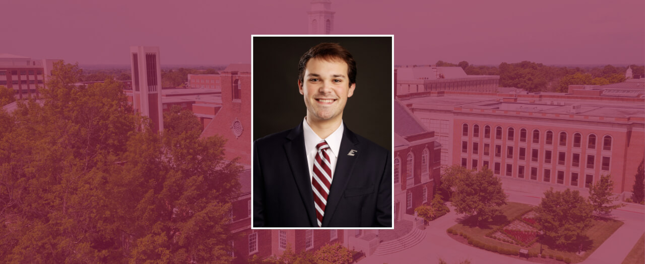 Header image of headshot of Aaron Barker