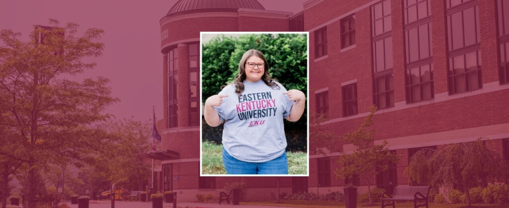 Header image of smiling student Katie Collett